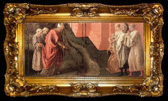 framed  LIPPI, Fra Filippo Adoration of the Child with Saints gfg, ta009-2